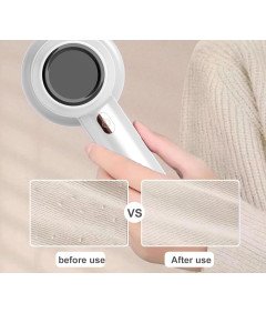 Golarka do Ubrań Urządzenie do Usuwania Kłaczków 6 Ostrzy na USB Biała