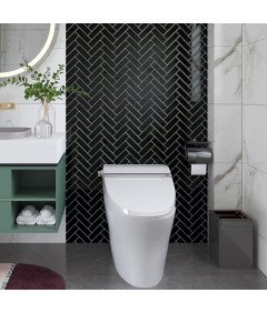 VaryPaper Panele Samoprzylepne Ścienne Naklejki 3D 30x30 cm Czarne 1,86 m²