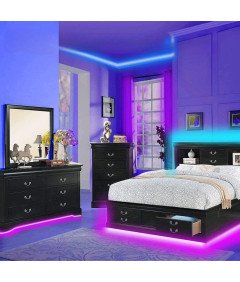 Taśma LED RGB 5m Ledy Listwa 5050 Kolorowa na Pilota Dużo Trybów