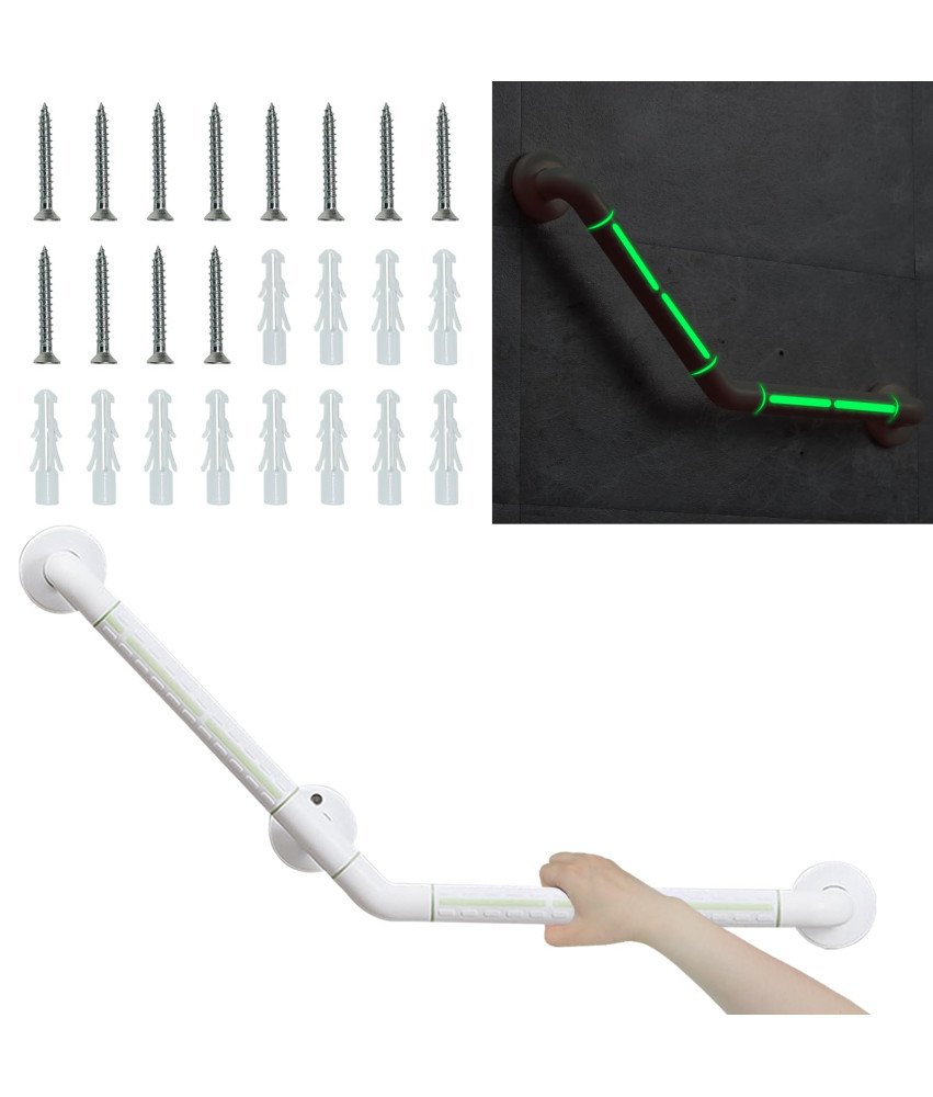 Kopalniške držalne palice za kad in prho, protizdrsne svetleče oprijemalne palice