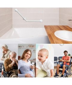 Kopalniške držalne palice za kad in prho, protizdrsne svetleče oprijemalne palice