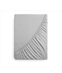 Prześcieradło z Gumką 140x200 Mikrofibra Oddychające 30 cm Jasnoszare