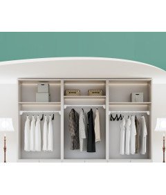 Drążek Teleskopowy do Zasłon Prysznicowych 120-300 cm Bez Wiercenia Biały