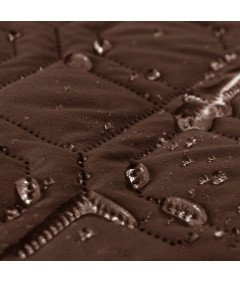 WIKEHOEX Dvostranska vodoodporna podloga za pse 75x175 cm, primerna za pranje v pralnem stroju, rjava