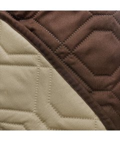 WIKEHOEX Dvostranska vodoodporna podloga za pse 75x175 cm, primerna za pranje v pralnem stroju, rjava