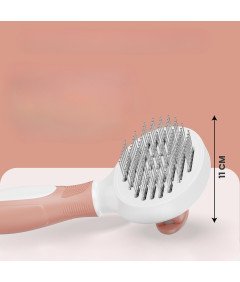 Szczotka dla Kota Samoczyszcząca do Sierści z Grzebieniem Przeciw Pchłom