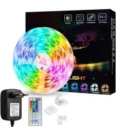 SHOPLED Taśma LED RGB SMD 5050 5m Regulowana Jasność, Efekty Migania