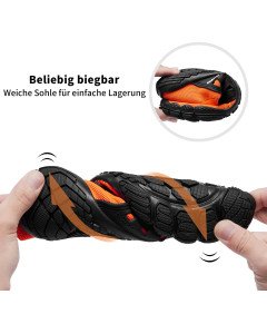 Racqua Čevlji za v Vodo Plavanje Športni Plažni Hitro Sušeči Oranžni 41