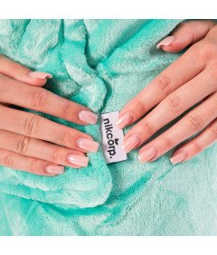 Bluza Koc Kocobluza 2w1 Oversize XXL z Kapturm Gruba Sherpa Turkusowa