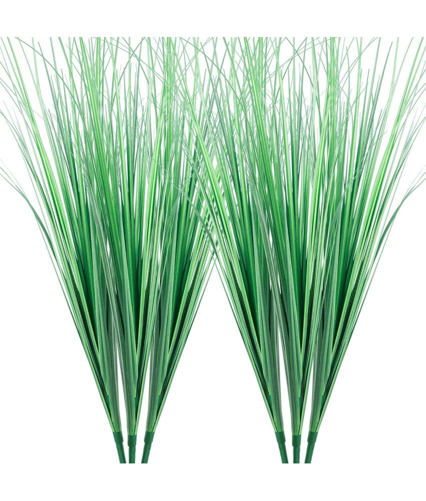 Umetna okrasna trava cebulica realistična 80 cm 6 kosov PVC zelena
