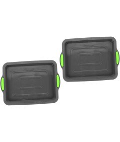 DOITOOL Zestaw Nieprzywierających Blach do Pieczenia Szare 2 sztuki