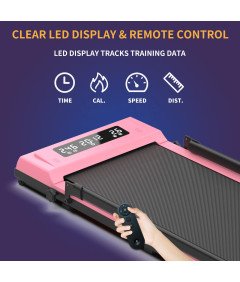 Bieżnia Domowa Elektryczna Składana pod Łóżko z Pilotem 1-12 km/h do 120 kg