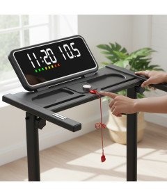 Bieżnia Domowa Elektryczna Składana Kąt Nachylenia Aplikacja Pilot 12 km/h