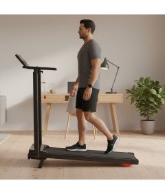 Bieżnia Domowa Elektryczna Składana Kąt Nachylenia Aplikacja Pilot 12 km/h
