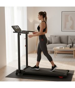 Bieżnia Domowa Elektryczna Składana Kąt Nachylenia Aplikacja Pilot 12 km/h