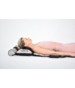 Mata Masująca Wibracyjna Do Masażu Pleców Na Fotel Materac 175x50 cm Biała