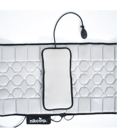 Mata Masująca Wibracyjna Do Masażu Pleców Na Fotel Materac 175x50 cm Biała