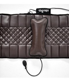 Mata Masująca Wibracyjna Do Masażu Pleców Na Fotel Materac 175x50cm Brązowa