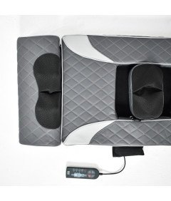 Mata Masująca Wibracyjna Do Masażu Pleców Na Fotel Materac 170x60 cm Szara