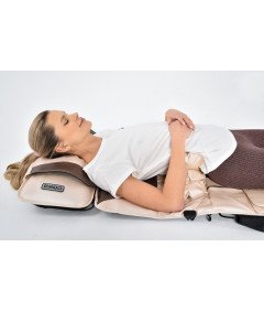 Mata Masująca Wibracyjna Do Masażu Pleców Na Fotel Materac 170x60 cm Biała