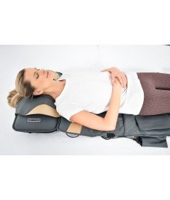 Mata Masująca Wibracyjna Do Masażu Pleców Na Fotel Materac 170x60 cm Szara