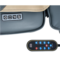 Mata Masująca Wibracyjna Do Masażu Pleców Na Fotel Materac 170x60 cm Szara