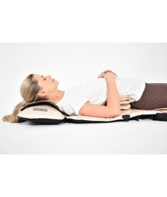 Mata Masująca Wibracyjna Do Masażu Pleców Na Fotel Materac 170x60 cm Biała