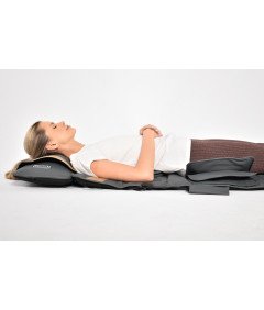 Mata Masująca Wibracyjna Do Masażu Pleców Na Fotel Materac 170x60 cm Szara