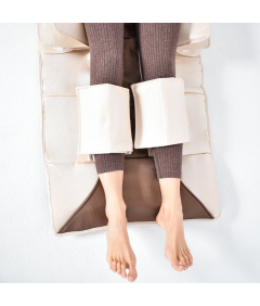 Mata Masująca Wibracyjna Do Masażu Pleców Na Fotel Materac 170x60 cm Biała