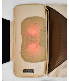 Mata Masująca Wibracyjna Do Masażu Pleców Na Fotel Materac 170x60 cm Biała