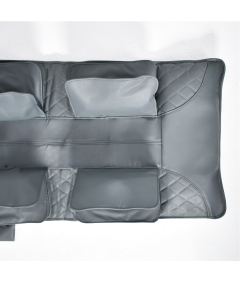 Mata Masująca Wibracyjna Do Masażu Pleców Na Fotel Materac 170x60 cm Szara