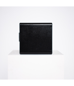 Pancerny Domowy Sejf z Zamkiem Elektronicznym i Kluczem 25x35x25 cm Czarny