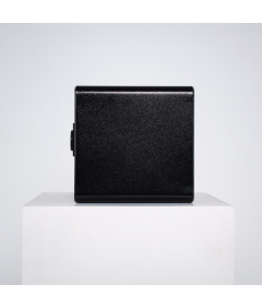 Pancerny Domowy Sejf Biometryczny Na Odcisk Palca 25x35x25 cm Czarny