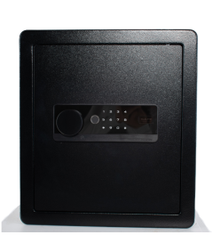 Pancerny Domowy Sejf Biometryczny Na Odcisk Palca 40x36x30 cm Czarny