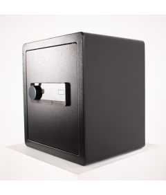 Pancerny Domowy Sejf Biometryczny Na Odcisk Palca 40x36x30 cm Czarny