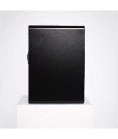 Pancerny Domowy Sejf z Zamkiem Elektronicznym i Kluczem 45x38x32 cm Czarny