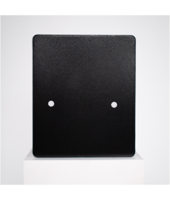 Pancerny Domowy Sejf z Zamkiem Elektronicznym i Kluczem 45x38x32 cm Czarny