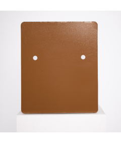 Pancerny Domowy Sejf z Zamkiem Elektronicznym i Kluczem 45x38x32 cm Brązowy