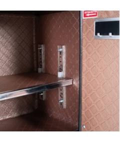 Pancerny Domowy Sejf Biometryczny Na Odcisk Palca 60x38x33 cm Czarny