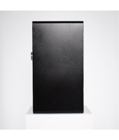 Pancerny Domowy Sejf Biometryczny Na Odcisk Palca 60x38x33 cm Czarny