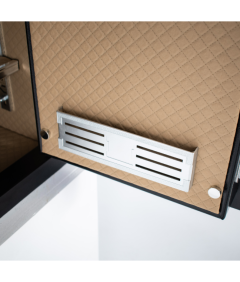 Pancerny Domowy Sejf Biometryczny Na Odcisk Palca Z Szufladą 58x40x33 cm