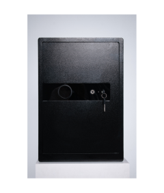 Pancerny Domowy Sejf Biometryczny Na Odcisk Palca Z Szufladą 58x40x33 cm