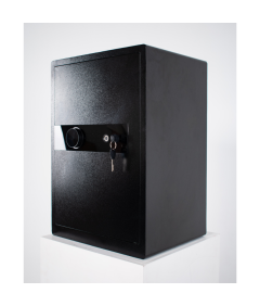 Pancerny Domowy Sejf Biometryczny Na Odcisk Palca Z Szufladą 58x40x33 cm