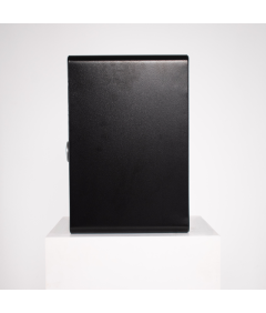 Pancerny Domowy Sejf z Zamkiem Elektronicznym i Kluczem 45x38x30 cm Czarny