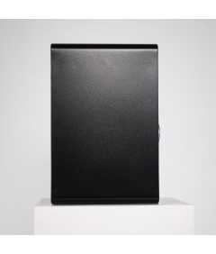 Pancerny Domowy Sejf z Zamkiem Elektronicznym i Kluczem 45x38x30 cm Czarny