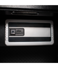 Pancerny Domowy Sejf z Zamkiem Elektronicznym i Kluczem 80x48x43 cm Czarny