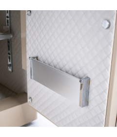 Pancerny Domowy Sejf z Zamkiem Elektronicznym i Kluczem 80x48x43 cm Beżowy