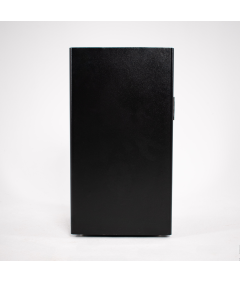 Pancerny Domowy Sejf z Zamkiem Elektronicznym i Kluczem 80x48x43 cm Czarny