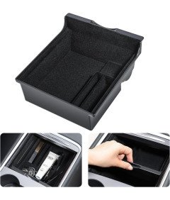 Topfit Organizer do Tesla Model Y 2021, 2022 Czarny ABS Wysoka Jakość