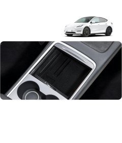 Topfit Organizer do Tesla Model Y 2021, 2022 Czarny ABS Wysoka Jakość